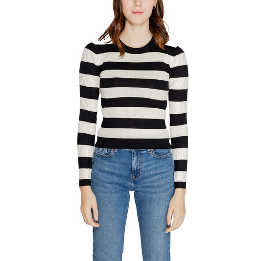 Jacqueline De Yong Black Viscose Shirt