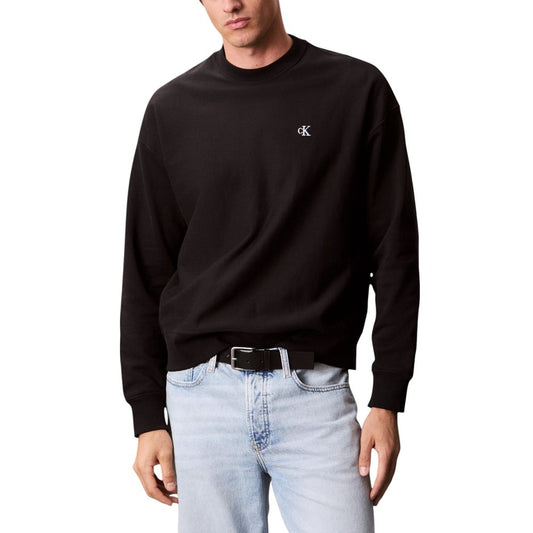 Calvin Klein Jeans Black Cotton Sweatshirt 1728,71956299936,Black,Calvin Klein Jeans,Clothing,IT48 | L,IT52 | XL,IT54 | XXL,Men,New with tags,Sportswear - Clothing,Sweatshirt - Sportswear - Clothing