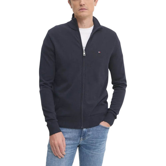 Tommy Hilfiger Blue Cotton Cardigan 1728,71956299936,Blue,Cardigans - Sweaters - Clothing,Clothing,IT44 | S,Men,New with tags,Sweaters - Clothing,Tommy Hilfiger