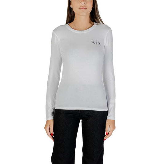 Armani Exchange White Cotton T-Shirt 1728,71956299936,Armani Exchange,Clothing,IT38|XS,IT40|S,IT42|M,IT44|L,New with tags,T-Shirts - Clothing,T-Shirts - T-Shirts - Clothing,White,Women,XL