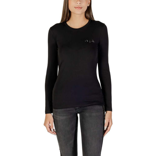 Armani Exchange Black Cotton T-Shirt 1728,71956299936,Armani Exchange,Black,Clothing,IT38|XS,IT40|S,IT44|L,New with tags,T-Shirts - Clothing,T-Shirts - T-Shirts - Clothing,Women