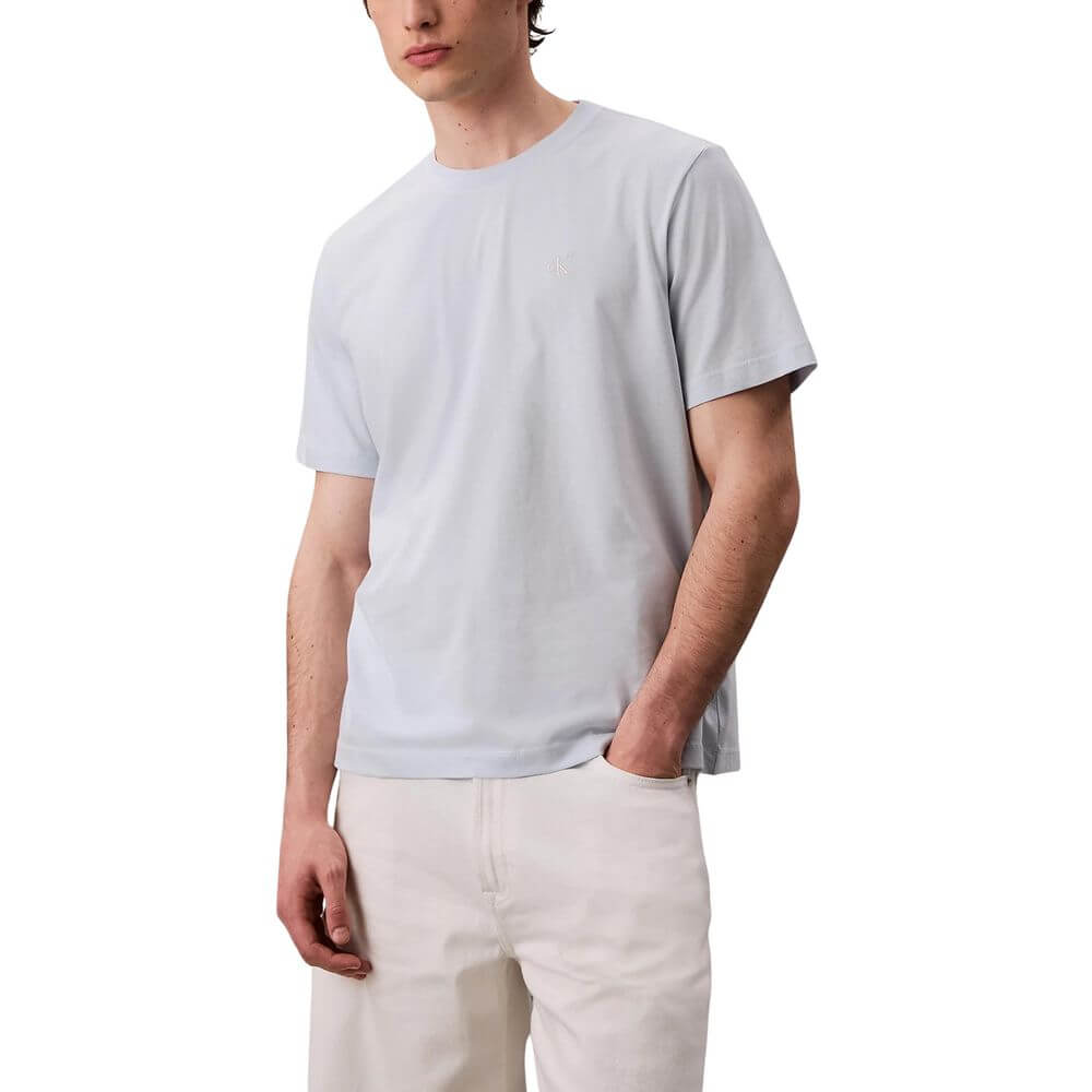 Calvin Klein Jeans Blue Cotton T-Shirt
