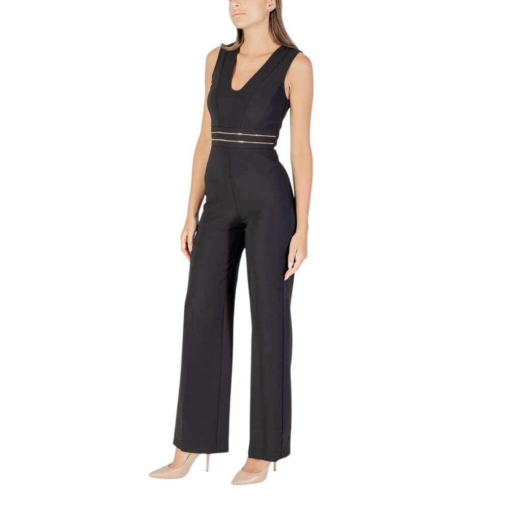 Rinascimento Black Polyester Jumpsuit 1728,71956299936,Black,Clothing,IT42|M,IT44|L,Jumpsuits - Clothing,Jumpsuits - Jumpsuits - Clothing,New with tags,Rinascimento,Women,XL