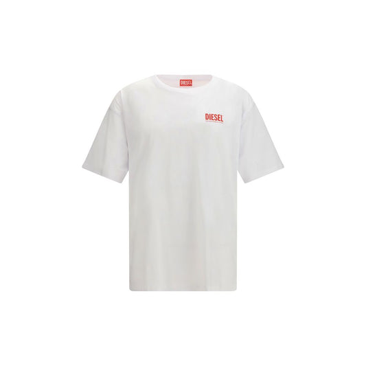 Diesel White Cotton T-Shirt 1728,72470364320,Clothing,Diesel,L,M,Men,New with tags,T-Shirts - Clothing,T-Shirts - T-Shirts - Clothing,White,XL