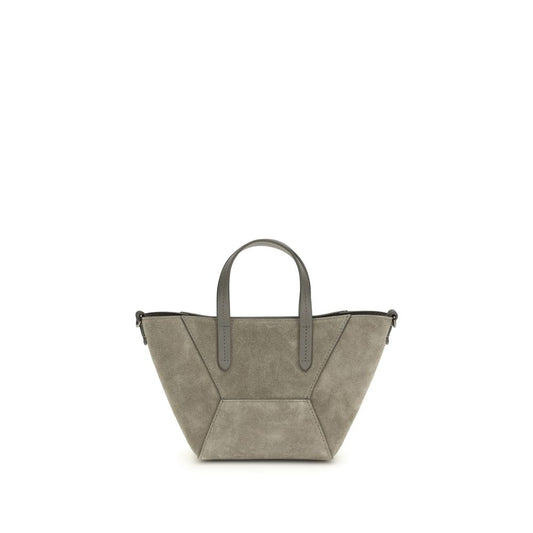Brunello Cucinelli Brown Calf Leather Bos Taurus Shoulder Bag 1728,72470364320,Bags,Brown,Brunello Cucinelli,New with tags,Shoulder Bags - Bags,Women