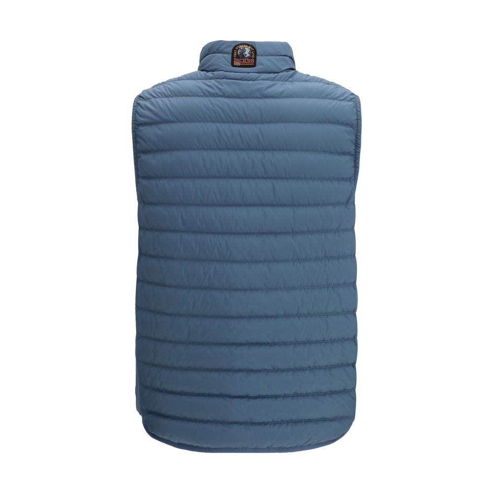 Parajumpers Blue Polyester Sleveless Jacket