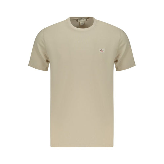Calvin Klein Beige Cotton Men T-Shirt 1728,3XL,67403481248,Beige,Calvin Klein,Clothing,L,M,Men,New with tags,T-Shirts - Clothing,T-Shirts - T-Shirts - Clothing,XL