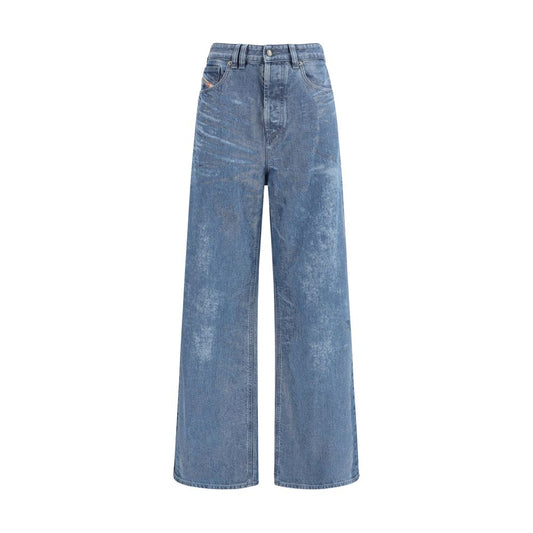 Diesel Blue Cotton Relaxed Fit Jeans 1728,26,27,28,72470364320,Blue,Clothing,Diesel,Jeans Denim - Clothing,New with tags,Relaxed Fit Jeans - Jeans Denim - Clothing,W24,W25,Women