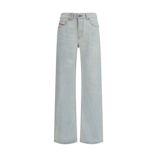 Diesel Blue Cotton Straight-Leg Jeans 1728,26,27,72470364320,Blue,Clothing,Diesel,Jeans Denim - Clothing,New with tags,Straight-Leg Jeans - Jeans Denim - Clothing,W24,W25,Women