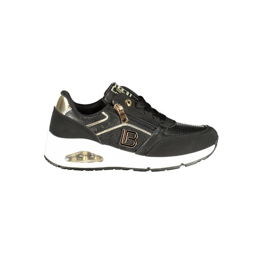 Laura Biagiotti Black Polyester Women Sneaker