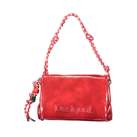 Desigual Red Polyurethane Women Handbag 1728,67403481248,Bags,Desigual,Handbags - Bags,New with tags,Red,Women