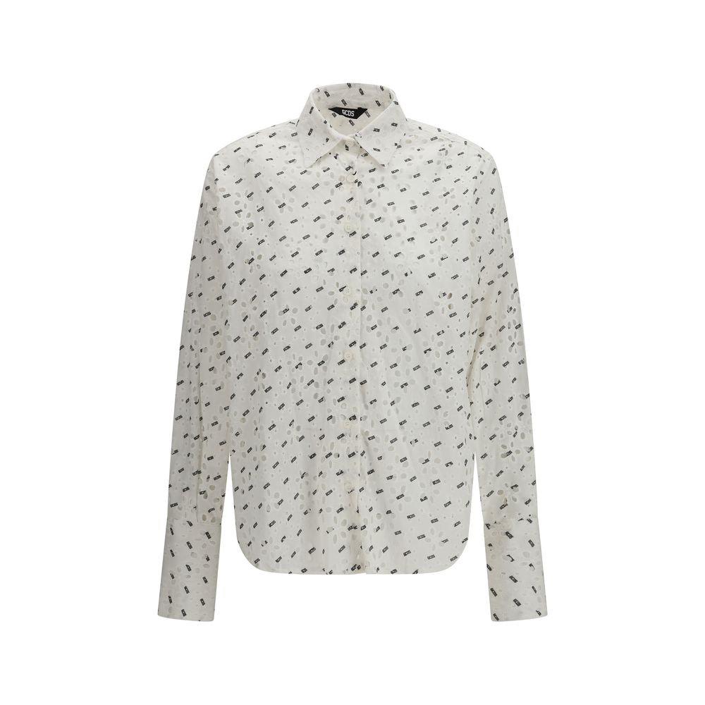 GCDS White Cotton Shirt