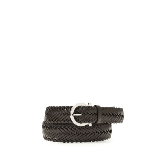 Ferragamo Brown Calf Leather Bos Taurus Regular Belt 100 cm / 40 Inches,110 cm / 44 Inches,115 cm / 46 Inches,1728,72470364320,Accessories,Belts - Accessories,Brown,Ferragamo,Men,New with tags,Regular Belts - Belts - Accessories