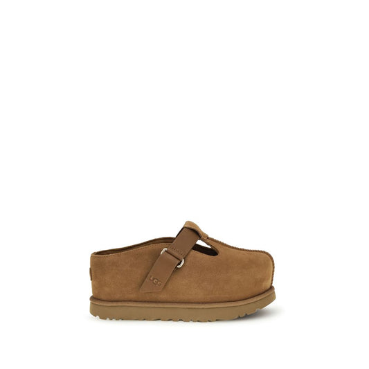UGG Brown Calf Leather Bos Taurus Mules 1728,72470364320,Brown,EU38/US8,EU39/US9,EU40/US10,EU41/US11,Flats - Shoes,Mules - Flats - Shoes,New with tags,Shoes,UGG,Women