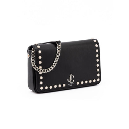 Jimmy Choo Black Leather Crossbody Bag