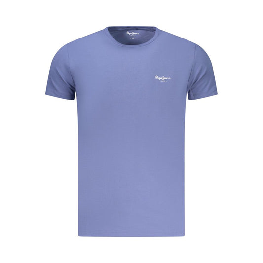 Pepe Jeans Blu Cotton Men T-Shirt 1728,67403481248,Blue,Clothing,L,M,Men,New with tags,Pepe Jeans,S,T-Shirts - Clothing,T-Shirts - T-Shirts - Clothing,XL,XXL