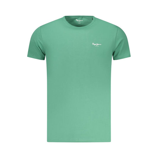 Pepe Jeans Verde Cotton Men's T-Shirt 1728,67403481248,Clothing,Green,L,M,Men,New with tags,Pepe Jeans,S,T-Shirts - Clothing,T-Shirts - T-Shirts - Clothing,XL,XXL