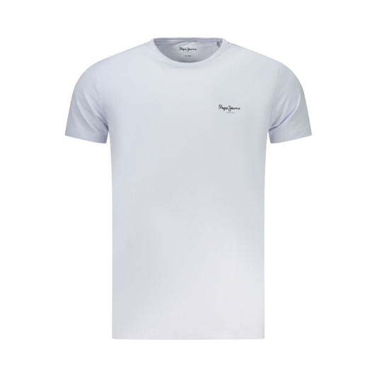 Pepe Jeans Azzurro Cotton Men T-Shirt 1728,67403481248,Blue,Clothing,L,M,Men,New with tags,Pepe Jeans,S,T-Shirts - Clothing,T-Shirts - T-Shirts - Clothing,XL,XXL