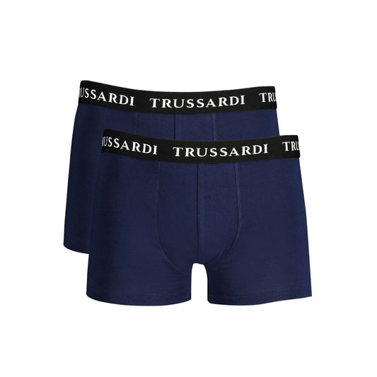Trussardi Blu Cotton Men's Boxer 1728,67403481248,Blue,Boxers - Underwear - Clothing,Clothing,L,M,Men,New with tags,Trussardi,Underwear - Clothing,XL,XXL