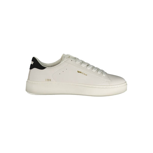 Gas White Polyurethane Men Sneaker 1728,67403481248,EU40/US7,EU41/US8,EU42/US9,EU43/US10,EU44/US11,EU45/US12,EU46,Gas,Low Tops - Sneakers - Shoes,Men,New with tags,Shoes,Sneakers - Shoes,White