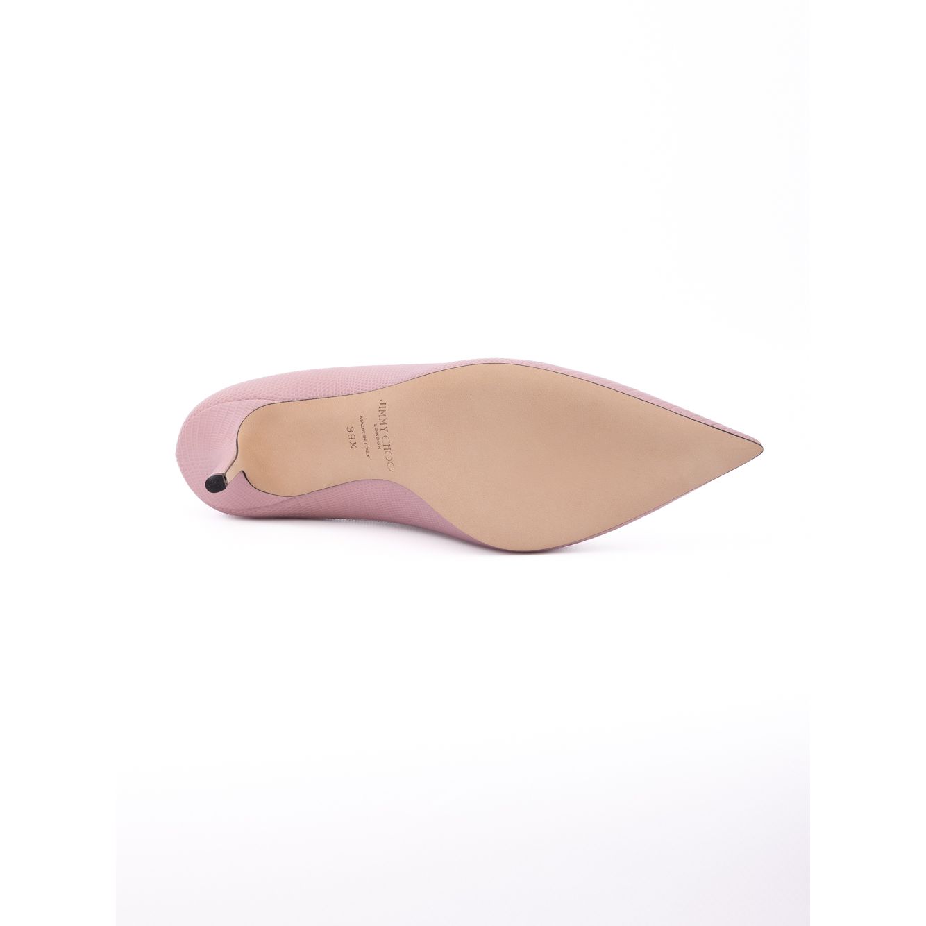 Jimmy Choo Pink Lizard Printed Leather Love 85 Pumps