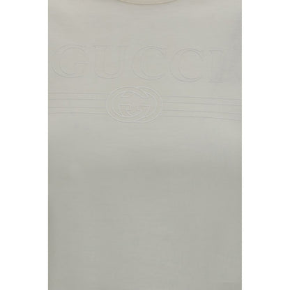 Gucci White Cotton T-Shirt