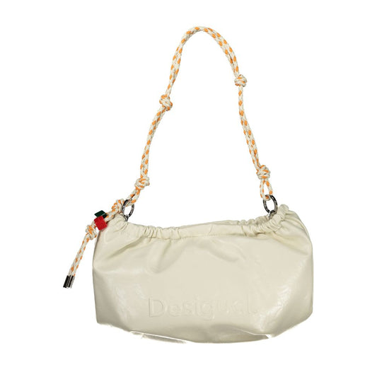 Desigual Ecru Polyurethane Women Handbag