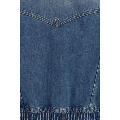Versace Blue Cotton Clothing