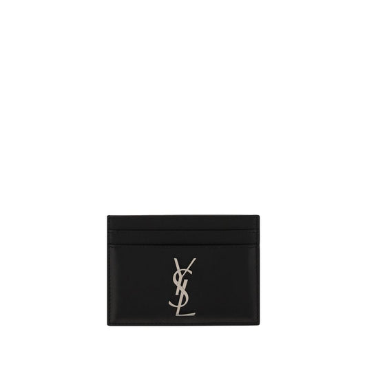 Saint Laurent Black Calf Leather Bos Taurus Wallet 1728,72470364320,Accessories,Black,Men,New with tags,Saint Laurent,Wallets - Accessories,Wallets - Wallets - Accessories