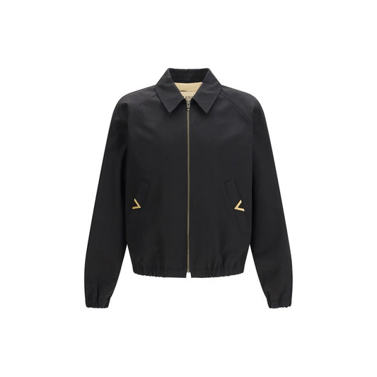 Valentino Black Cotton Bomber