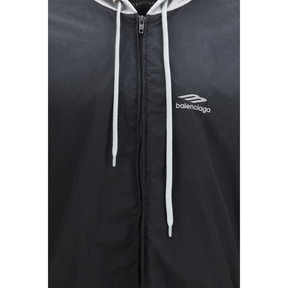 Balenciaga Black Polyester Shell Jacket 1728,72470364320,Balenciaga,Black,Clothing,Jackets & Coats - Clothing,L,Men,New with tags,Shell Jackets - Jackets & Coats - Clothing