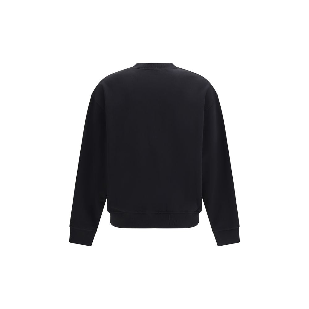 Palm Angels Black Cotton Sweatshirt