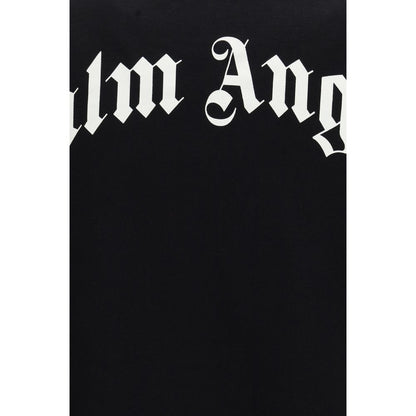Palm Angels Black Cotton Sweatshirt