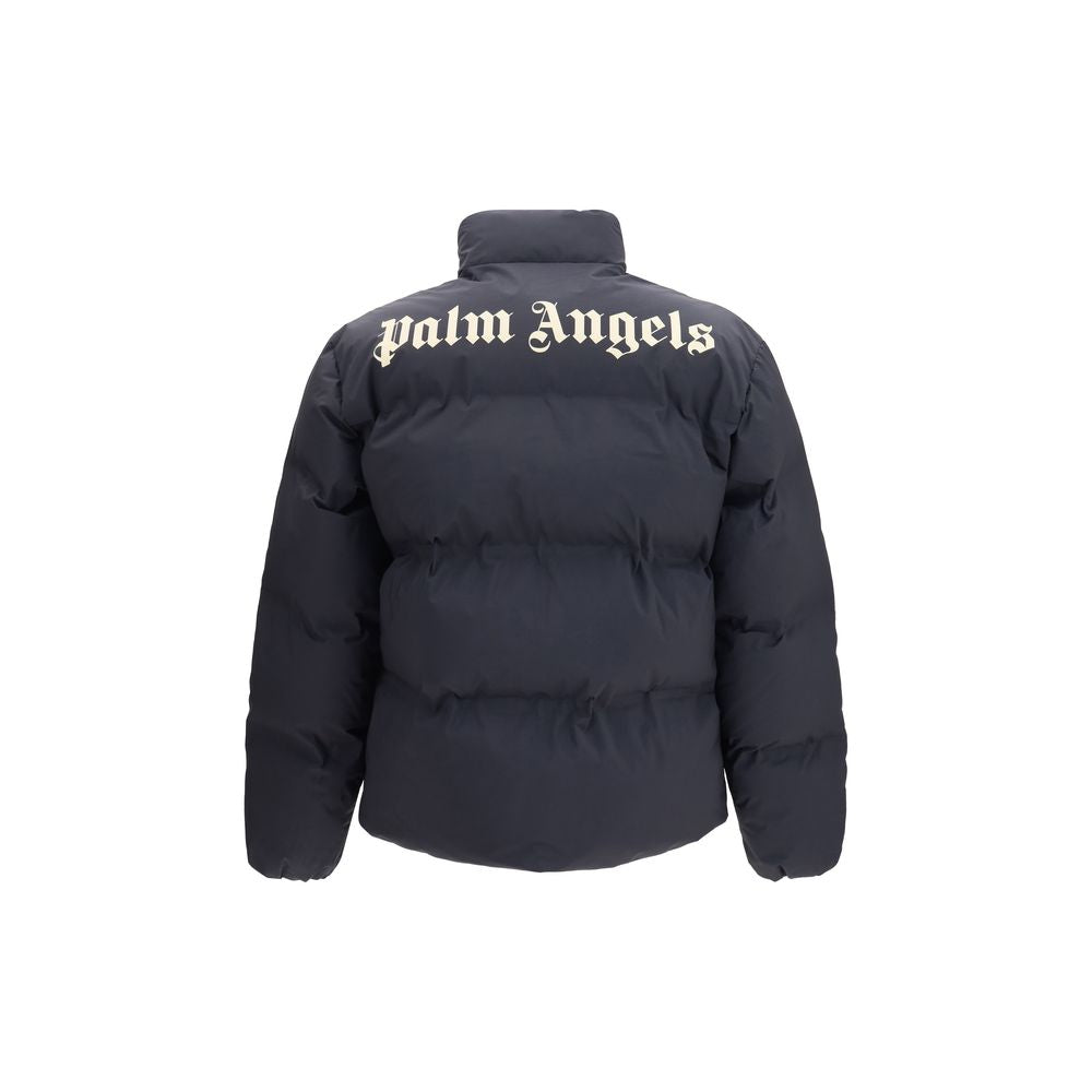Palm Angels Black Polyamide Full-Length Jacket 1728,72470364320,Black,Clothing,Full-Length Jackets - Jackets & Coats - Clothing,Jackets & Coats - Clothing,L,M,Men,New with tags,Palm Angels,S,XL