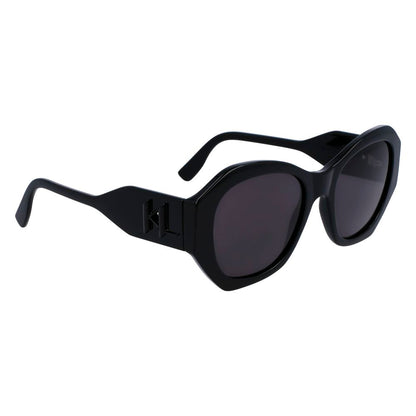 Karl Lagerfeld Black Injected Sunglasses