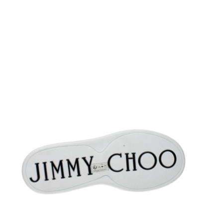 Jimmy Choo Black Leather Low Top Sneakers