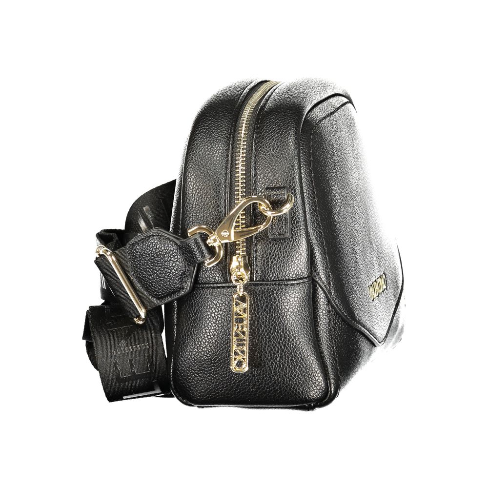 Mario Valentino Black Polyurethane Women's Bag