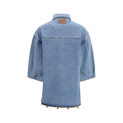 Ella Blue Cotton Denim Jacket