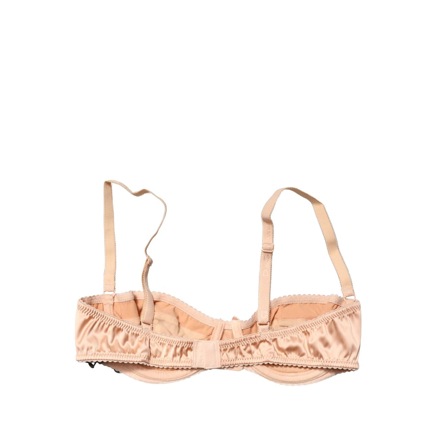 Dolce & Gabbana Beige Semi-Pad Underwire Balconette Bra Underwear