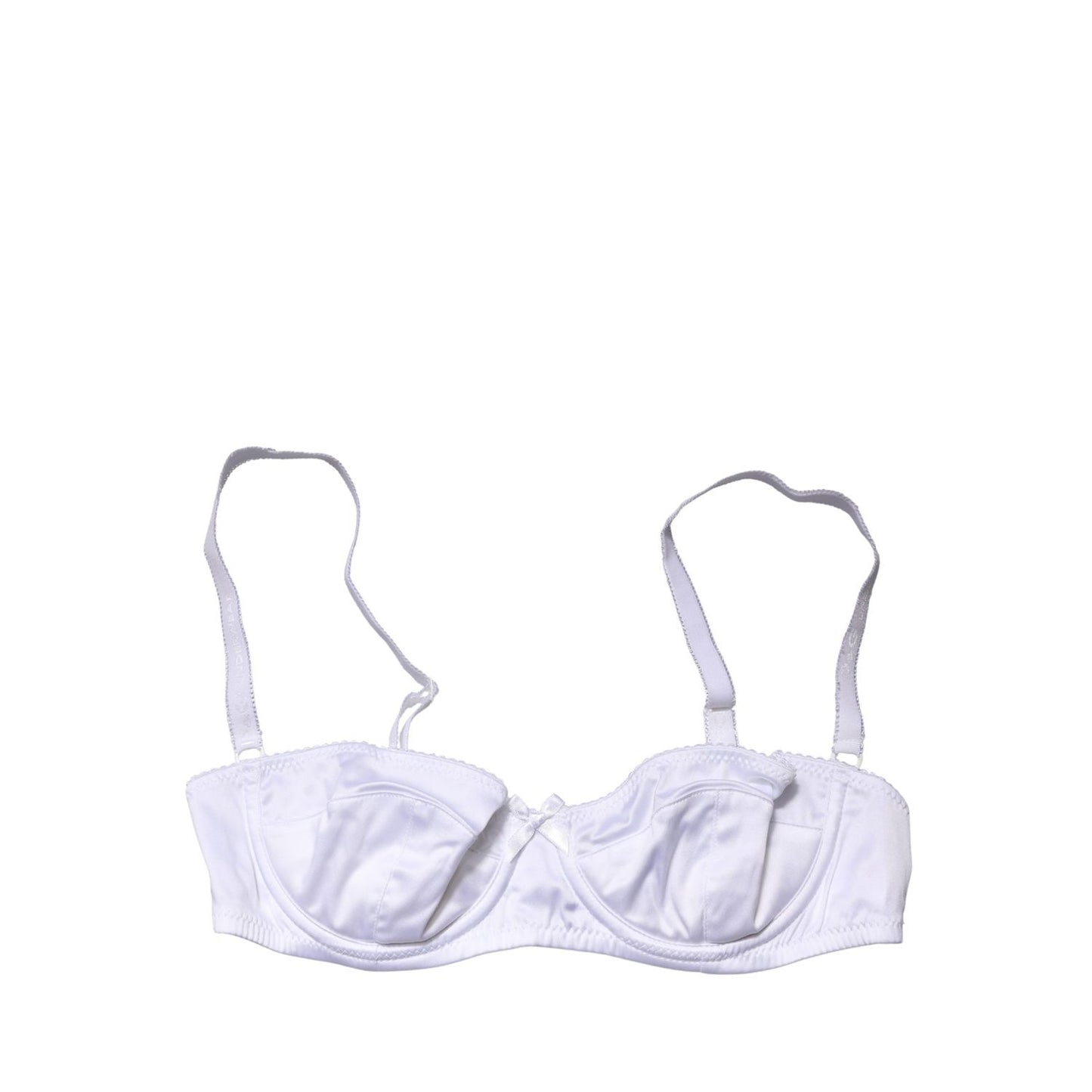 Dolce & Gabbana White Semi-Pad Underwire Balconette Bra Underwear