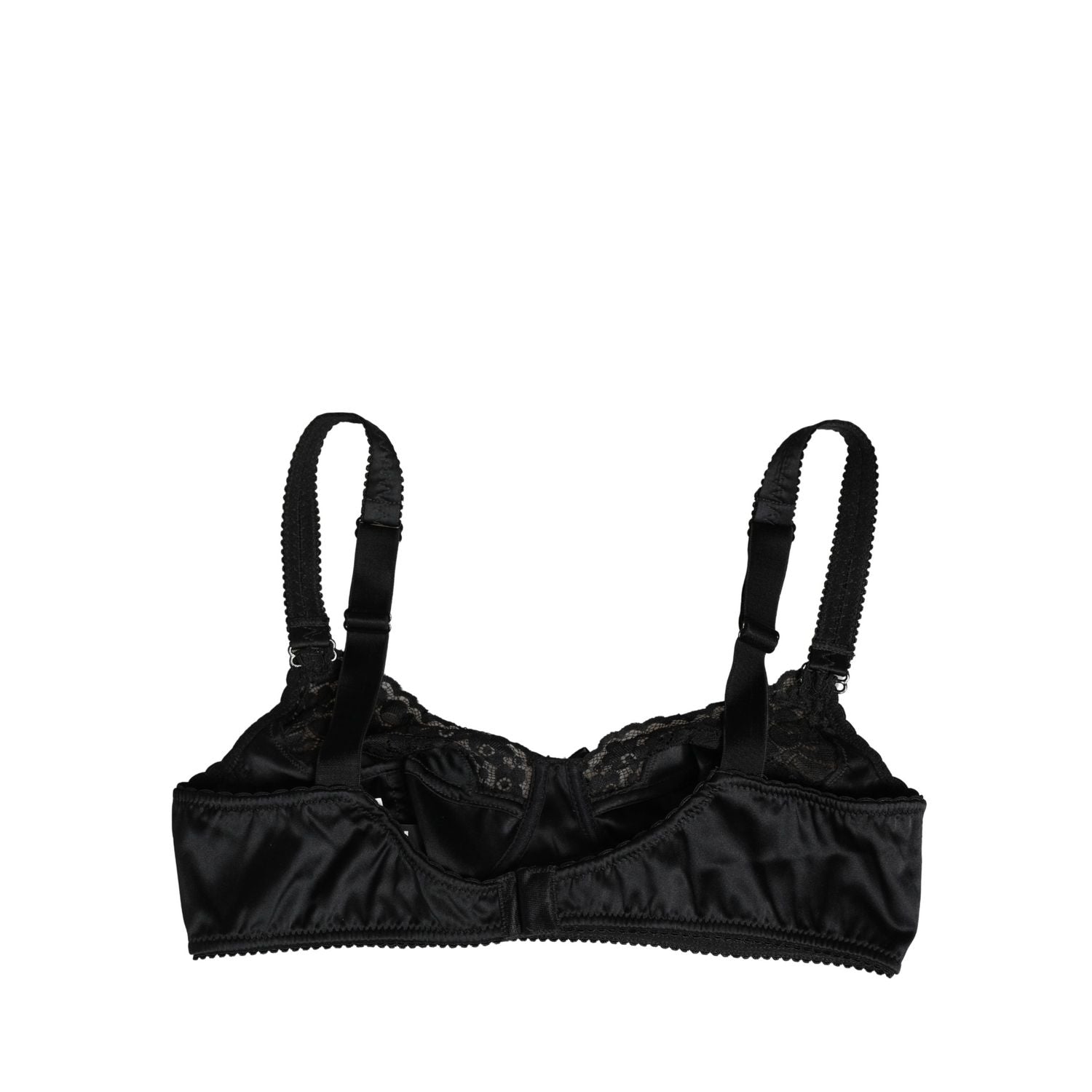 Dolce & Gabbana Black Semi-Pad Underwire Balconette Bra Underwear