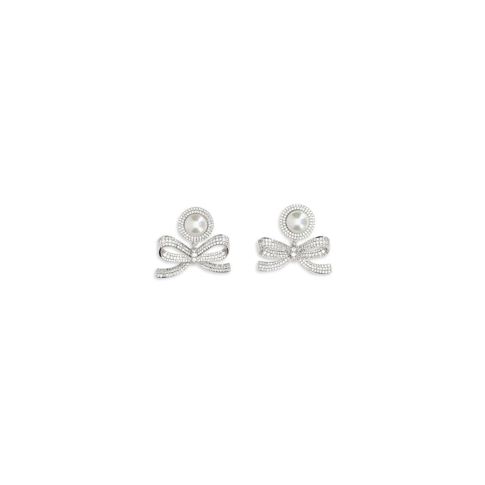 Self-Portrait Silver Brass Earrings