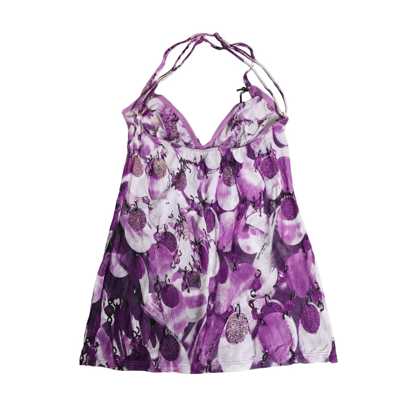 Roberto Cavalli Multicolor Patterned Halter Neck Underwear