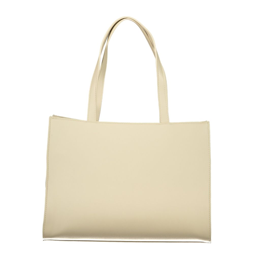 Mario Valentino Beige Polyurethane Women's Bag