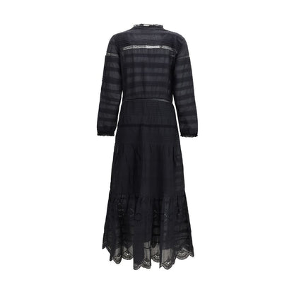 Marant Etoile Black Cotton Casual Dress