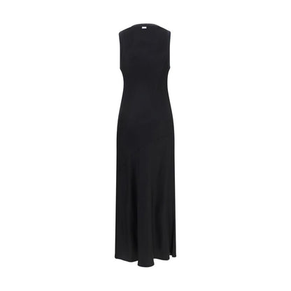 Ami Paris Black Viscose Casual Dress