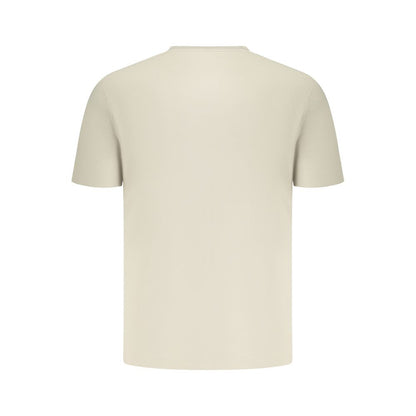 Hugo Boss Beige Cotton Men T-Shirt