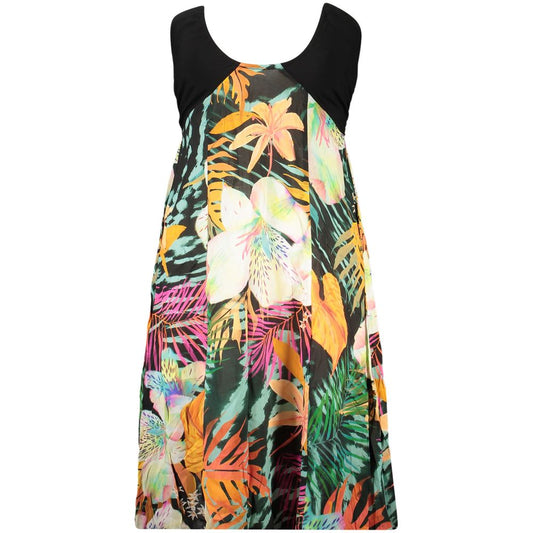Desigual Black Viscose Women's Dress