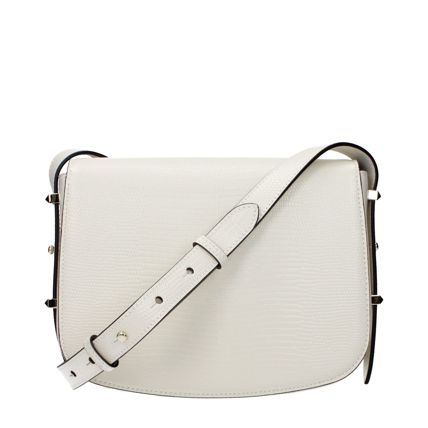 Jimmy Choo White Leather Crossbody Bag