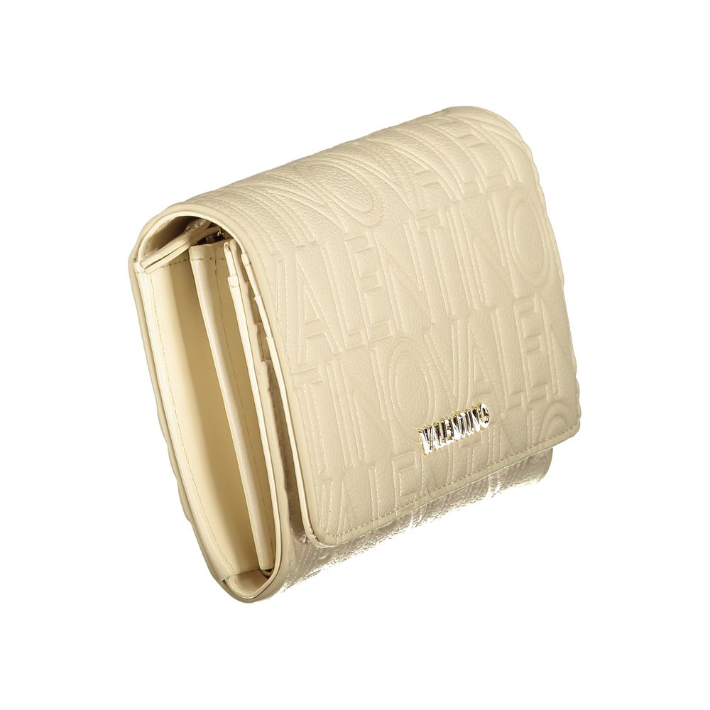 Valentino Beige Polyurethane Women's Wallet